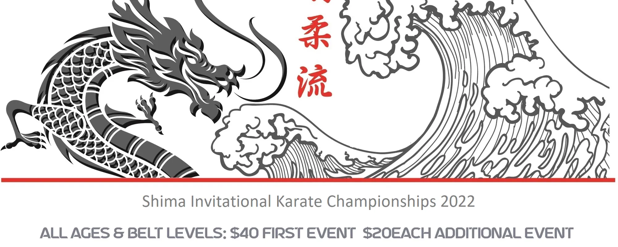 Shima Invitational Karate Championship 2022 Poster
