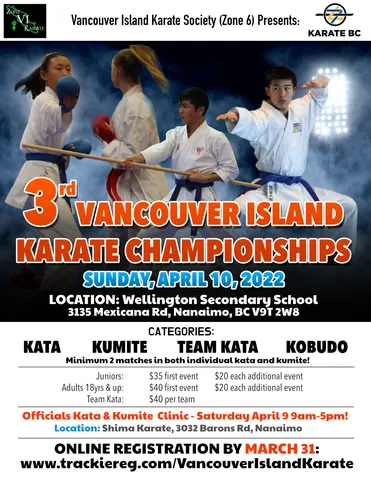 3rd Vancouver Island Karate Championships