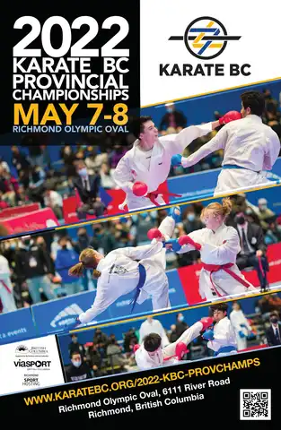 Poster for the Karate BC Provincials