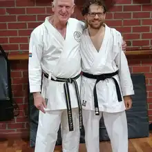 Shihan Chris with Sensei Nick